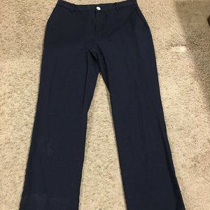 Ralph Lauren Navy Blue Straight Leg Chinos Pants
